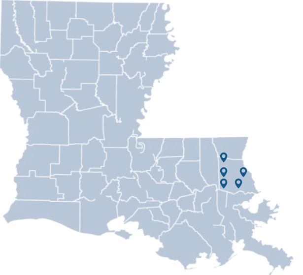 Big Easy Pressure Washing service area map