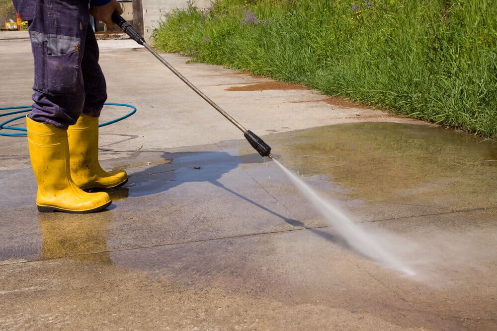 Washing parking space
