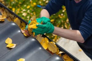Clearing the roof