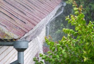 overflowing gutter