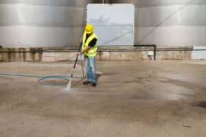 pressure washing