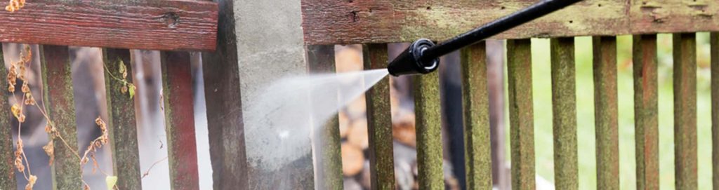 Exterior cleaning work in the New Orleans area